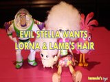EVIL STELLA WANTS LORNA & LAMB'S HAIR ENCHANTIMALS ANGRY BIRDS BUZZ LIGHTYEAR TOY STORY 3 DISNEY PIXAR , DREAMWORKS  Toy