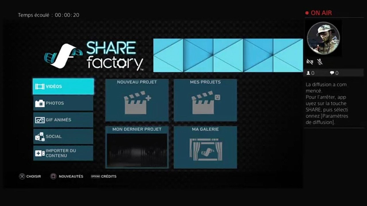 Diffusion PS4 en direct de Warrior973634