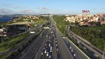 Fsm'deki Trafik Durumu Havadan Görüntülendi