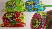 Juicy Drop Gummies Chewy Gummies and Sour Gel Pen Taste Test