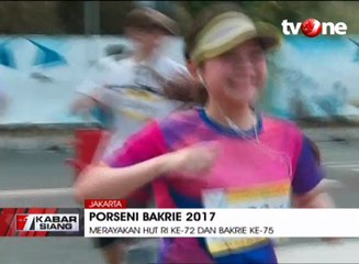 Lomba Lari 5 Kilometer Porseni Bakrie 2017
