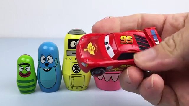 Играть доч Эй Габба Габба штабелирования чашки сюрприз Яйца для Дети Узнайте цвета гнездование изнурять