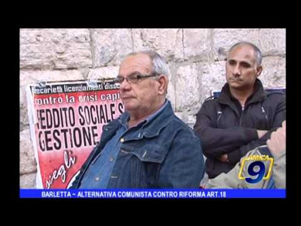 Barletta | Alternativa comunista contro riforma art.18
