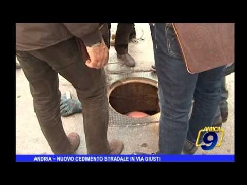 Andria | Nuovo cedimento stradale in via Giusti