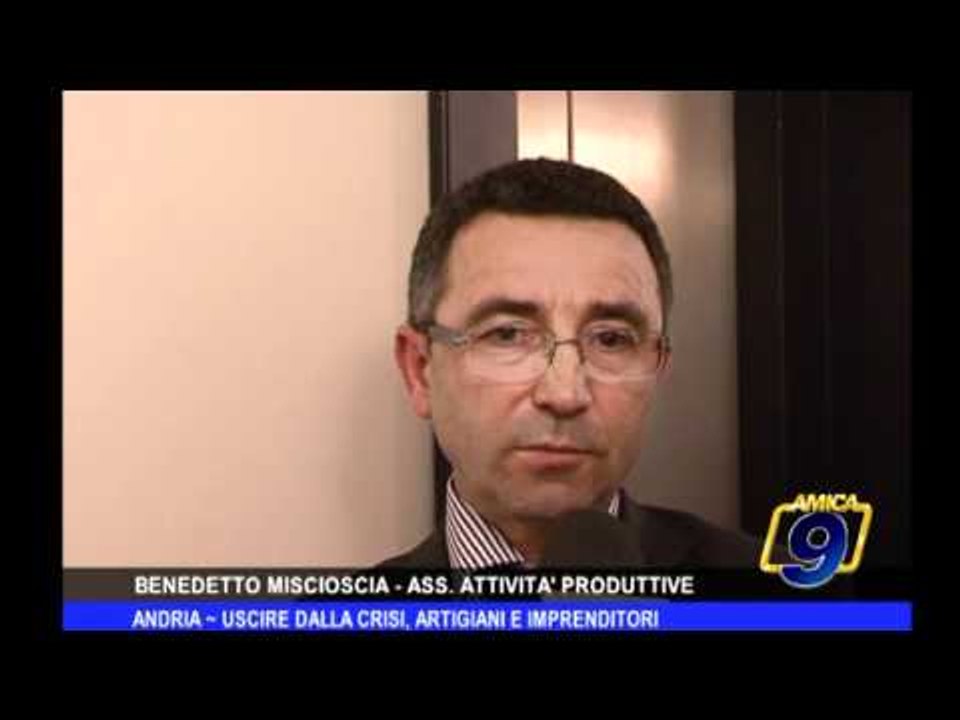 Andria | Uscire dalla crisi, artigiani e imprenditori