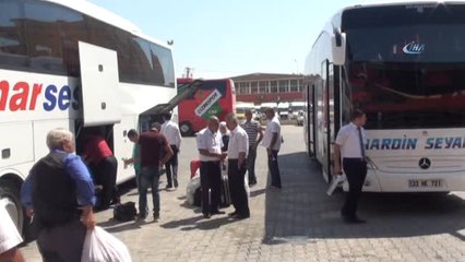 Kızıltepe Otogarında Kurban Bayramı Yoğunluğu