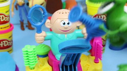 Play Doh Cowboy for Frozen Olaf Dressed by Toy Story Sheriff Woody with Frozen Elsa and An