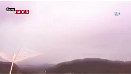 Yıldırım adamı teğet geçti