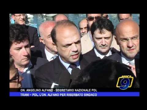 Trani | PDL, l'On. Alfano per Riserbato sindaco