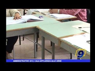 Amministrative 2012, cala affluenza alle urne