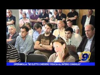 Trani | Operamolla: "se eletto chiederò fiducia all'interno del consiglio"