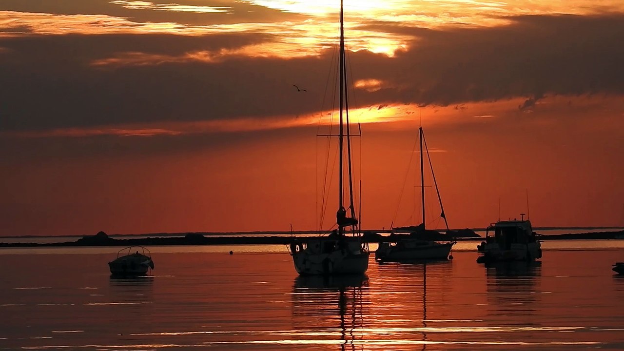 05/07/2017 Coucher de soleil sur les Glénans