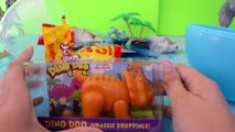 Bleu par par dinosaure Oeuf géant jurassique jouer jouet avec monde Doh surprise velociraptor toylabtv
