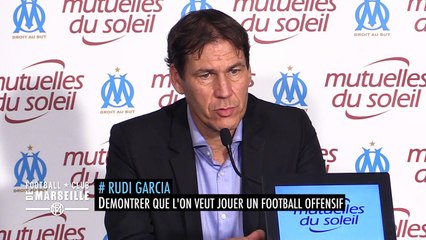 Garcia veut d?montrer que l'OM peut jouer un football Offensif