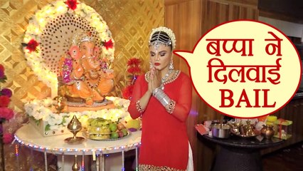 Rakhi Sawant in traditional avtaar at Ganesh Chaturthi; Watch Video | FilmiBeat