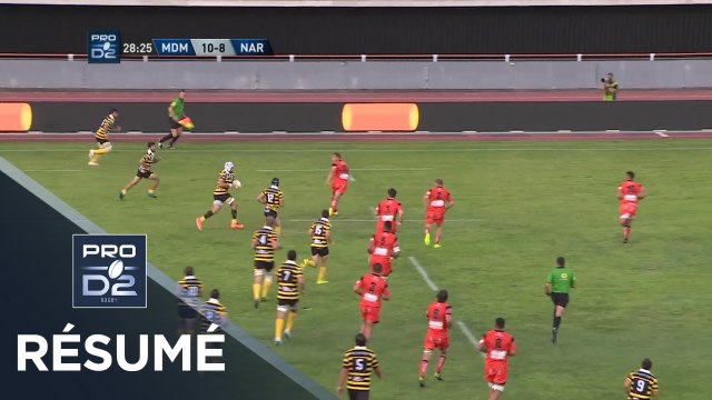 PRO D2 - Résumé Mont de Marsan-Narbonne: 50-8 - J2 - Saison 2017/2018