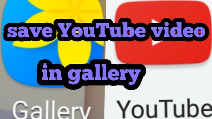 How to save or download  YouTube videos