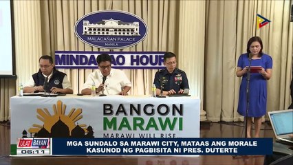 Video herunterladen: Mga sundalo sa Marawi City, mataas ang morale kasunod ng pagbisita ni Pangulong Duterte