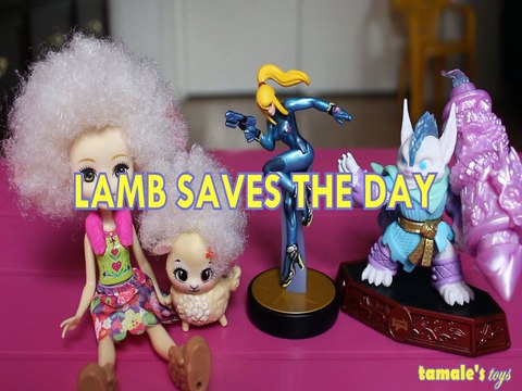 LAMB SAVES THE DAY LORNA ENCHANTIMALS , ZERO SUIT SAMUS , HARD BOILED FLARE WORLF , SKYLANDERS IMAGINATORS , SUPER SMASH