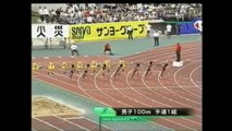 朝原宣治 100m 10.09 日本選手権 予選 2004年