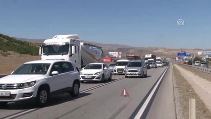 Kırıkkale'de Bayram Öncesi Trafik Yoğunluğu