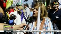 Miles de maestros paraguayos marchan por mejoras salariales