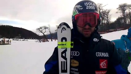 Faivre, Une bonne séance de slalom