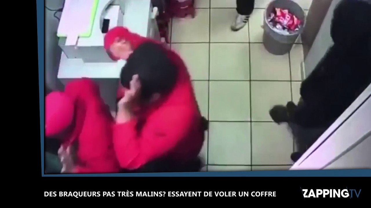 Des voleurs, pas très malins, tentent de braquer un coffre (vidéo)