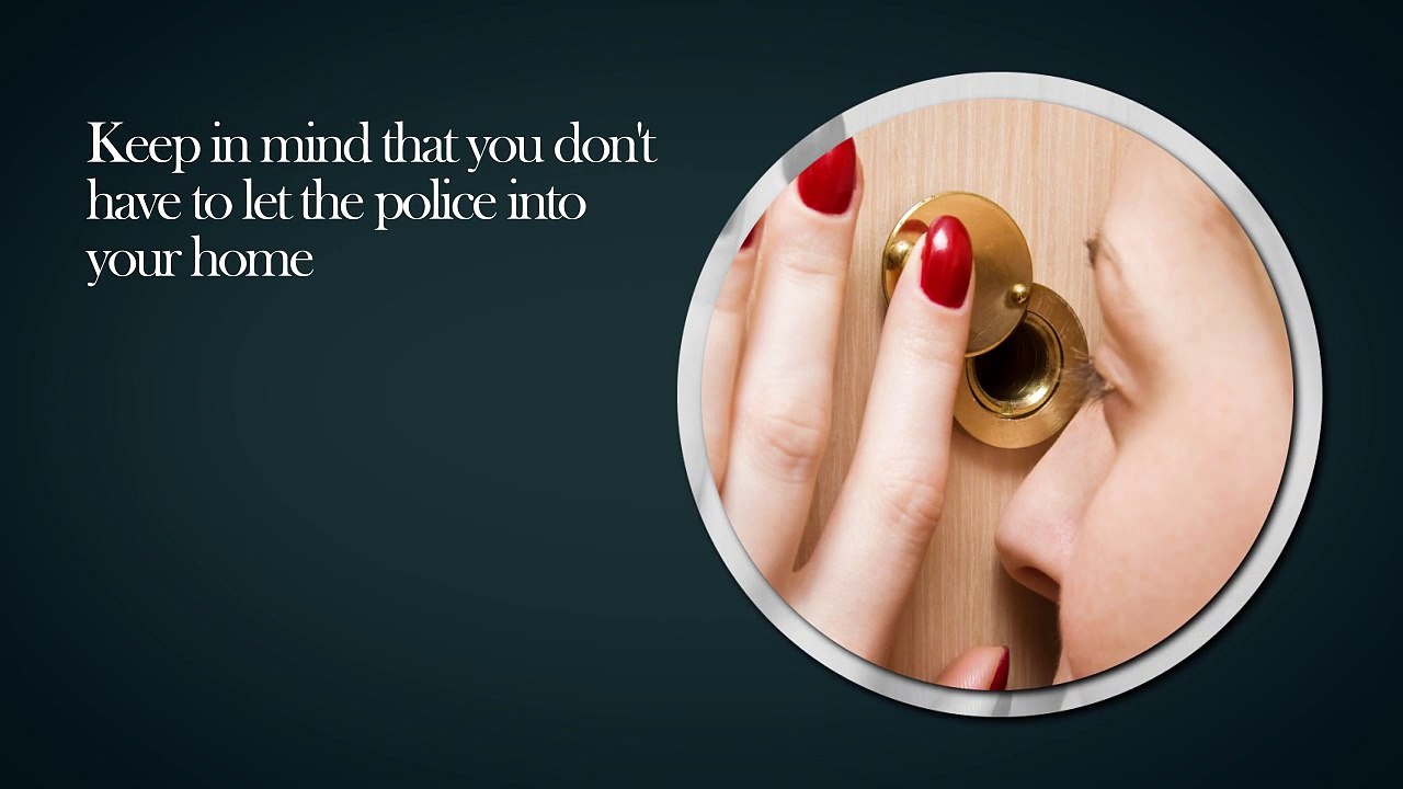 Dealing with Police at Your Door