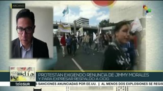 Guatemala: exigen renuncia del pdte. Morales por ataques a la CICIG