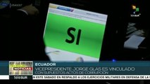 Congreso de Ecuador autoriza juicio penal a vicepresidente Glas