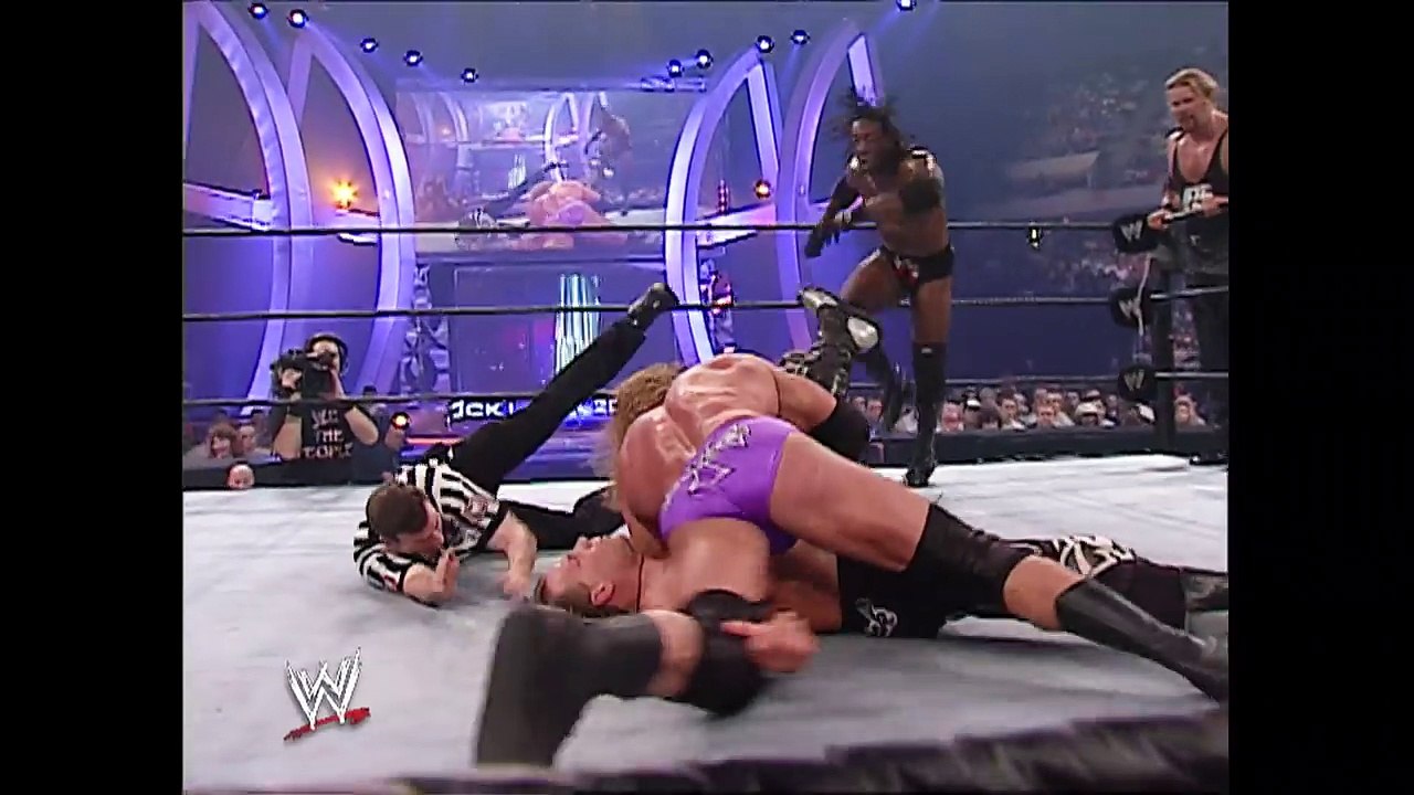 FULL MATCH — Nash, Michaels & Booker T vs. Triple H, Flair & Jericho: Backlash 2003