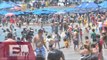 Vacacionistas abarrotan playas mexicanas en Semana Santa/ Atalo Mata