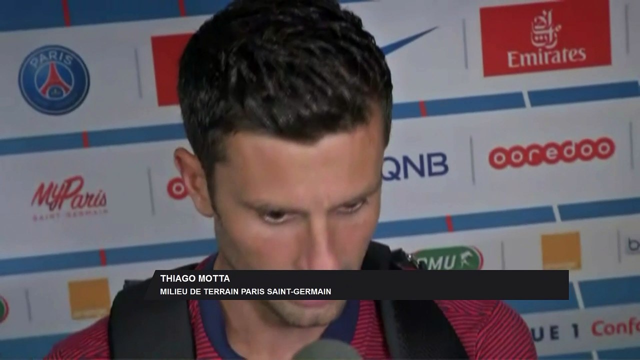 Foot - L1 - PSG : Thiago Motta «On peut améliorer beaucoup de choses»