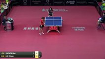 2017中国OP 早田ひな vs 劉詩雯（中国）女子シングルス二回戦