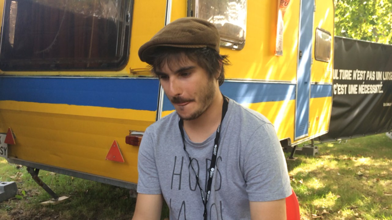 Festival Couvre Feu. Interview de Gauvain Sers.