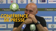 Conférence de presse Tours FC - AC Ajaccio (1-3) : Gilbert  ZOONEKYND (TOURS) - Olivier PANTALONI (ACA) - 2017/2018