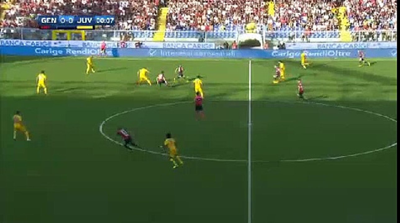 Miralem Pjanic scores own goal in the match Genoa vs Juventus - Live Sports Video Highlights & Goals - Sporttube.com