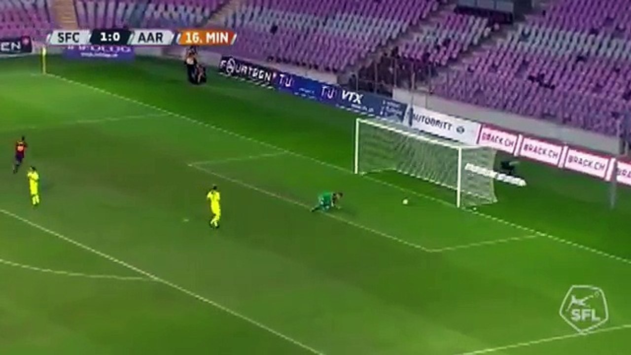 Servette 1:0  Aarau (Swiss Challenge League 25 August)