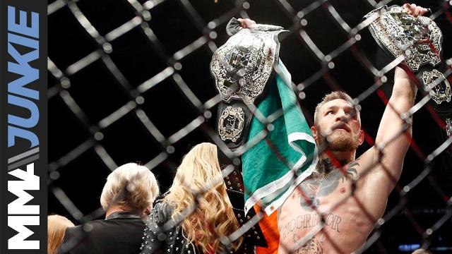 Conor McGregor's UFC accomplishments prior to Floyd Mayweather