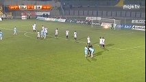 FK Željezničar - NK Široki Brijeg / Petarda eksplodirala pored golmana Bilobrka