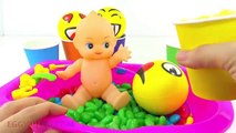 Bébé bain enfants poupée pour amusement amusement gelée enfants jouer faire semblant temps équipe Les surprises baff 1