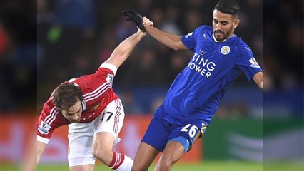 Riyad Mahrez qui envoi Blind à l'autre coté du terrain