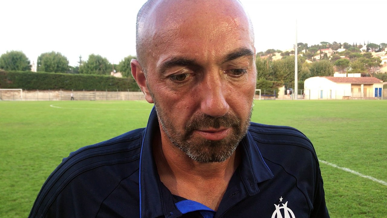 Réaction de David Le Frapper, le coach de l'équipe réserve de l'OM