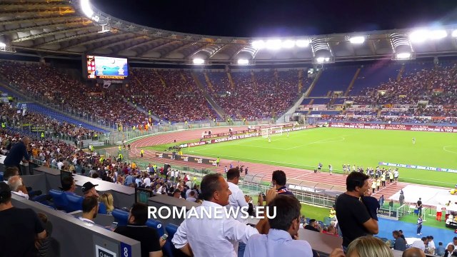 Roma Inter, fischi ingresso Spalletti all'Olimpico 26072017