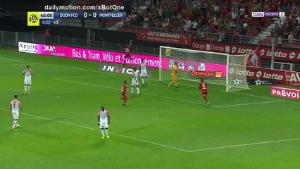 Benjamin Jeannot Goal HD - Dijon 1 - 0 Montpellier - 26.08.2017 (Full Replay)