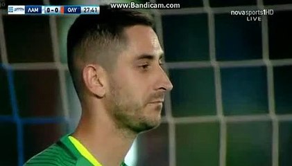 Konstantinos Fortounis Goal -Lamia 0-1 Olympiacos Piraeus 26082017 HD