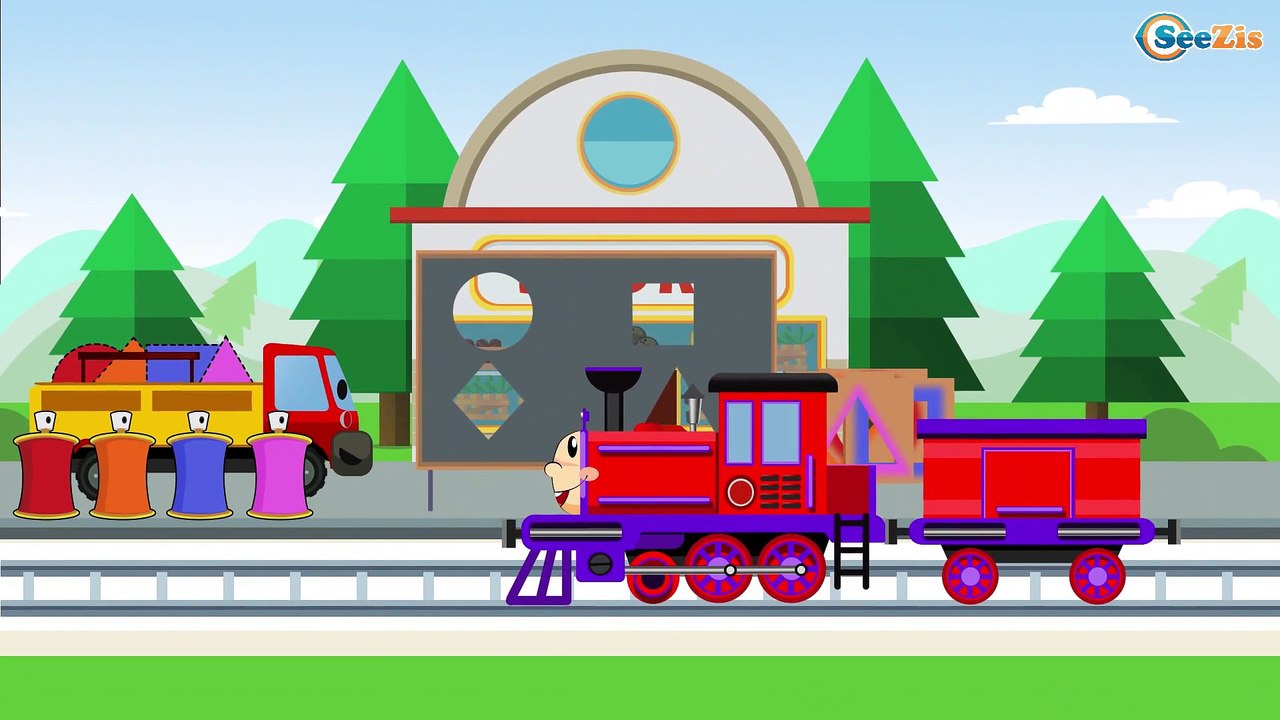 EL TREN - AVENTURA CON FORMAS y COLORES UN Paseo de Colores Episodios Completos ¡Vamos a jugar!