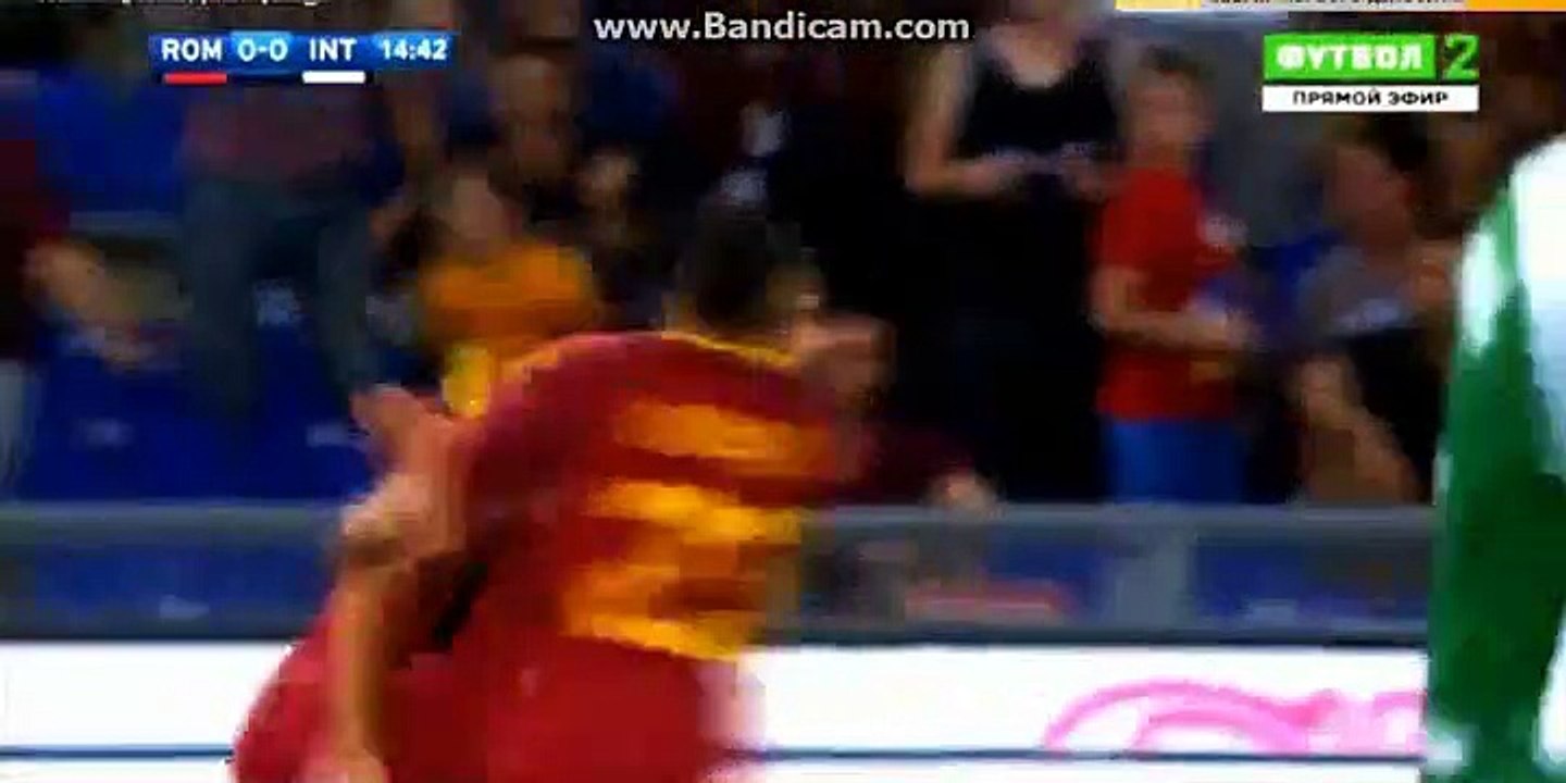 Edin Dzeko Goal HD - AS Roma 1-0 Inter Milan  26.08.2017 (Full Replay)