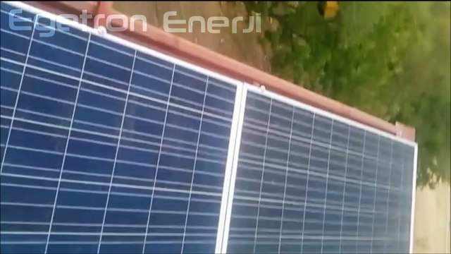 11.6kW/saatlik Off Grid Güneş Enerjisi (44 Adet 265W Güneş Paneli ) Sistemi - Egetron Enerji